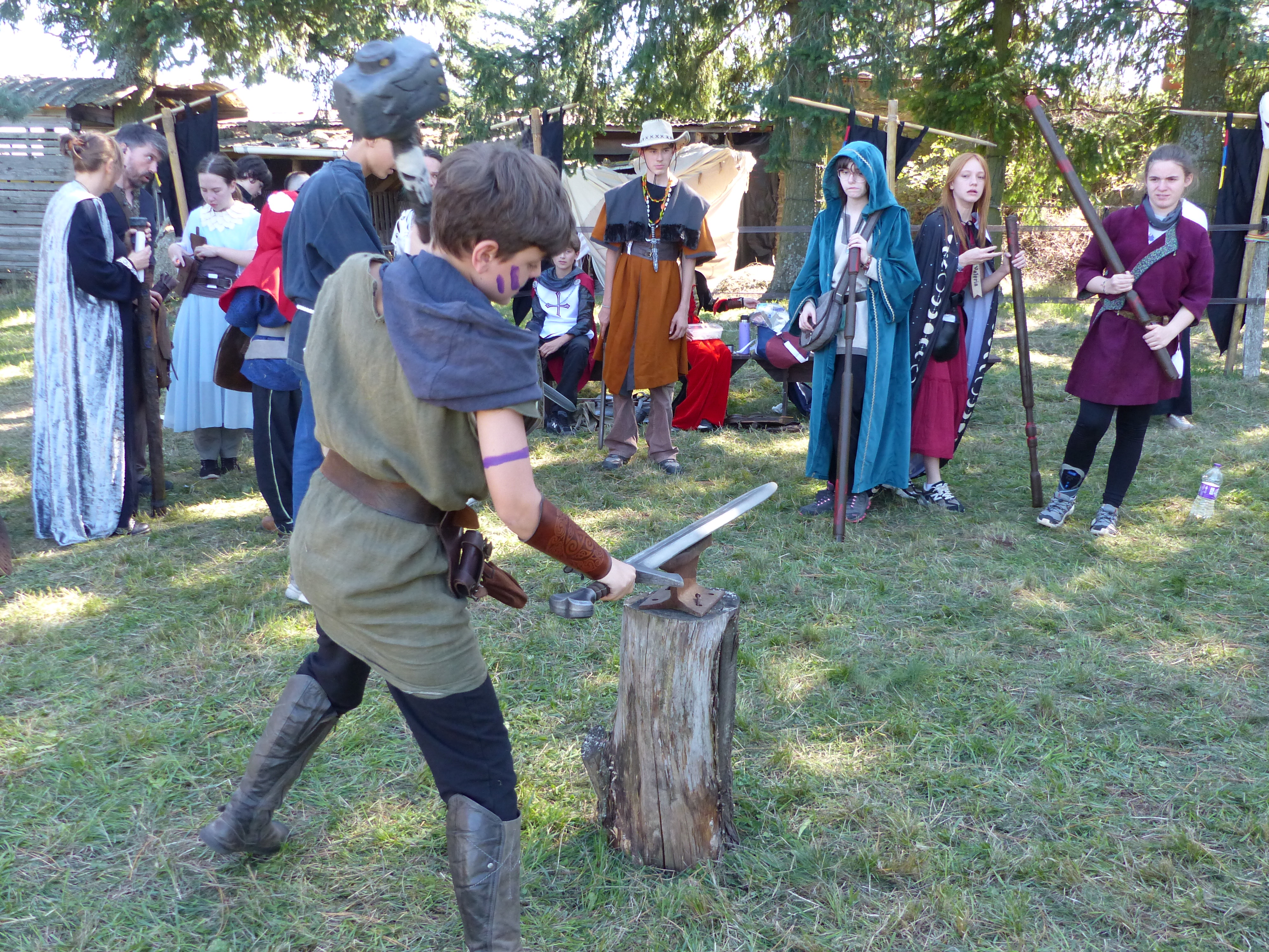 Aventuriers de Valéria lors d'une scène de jeu